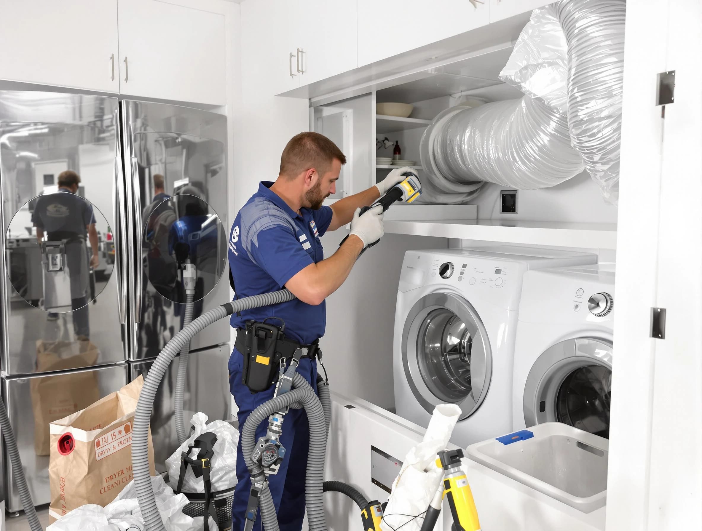Professional duct cleaning by White Oak Dryer Vent Cleaning in White Oak