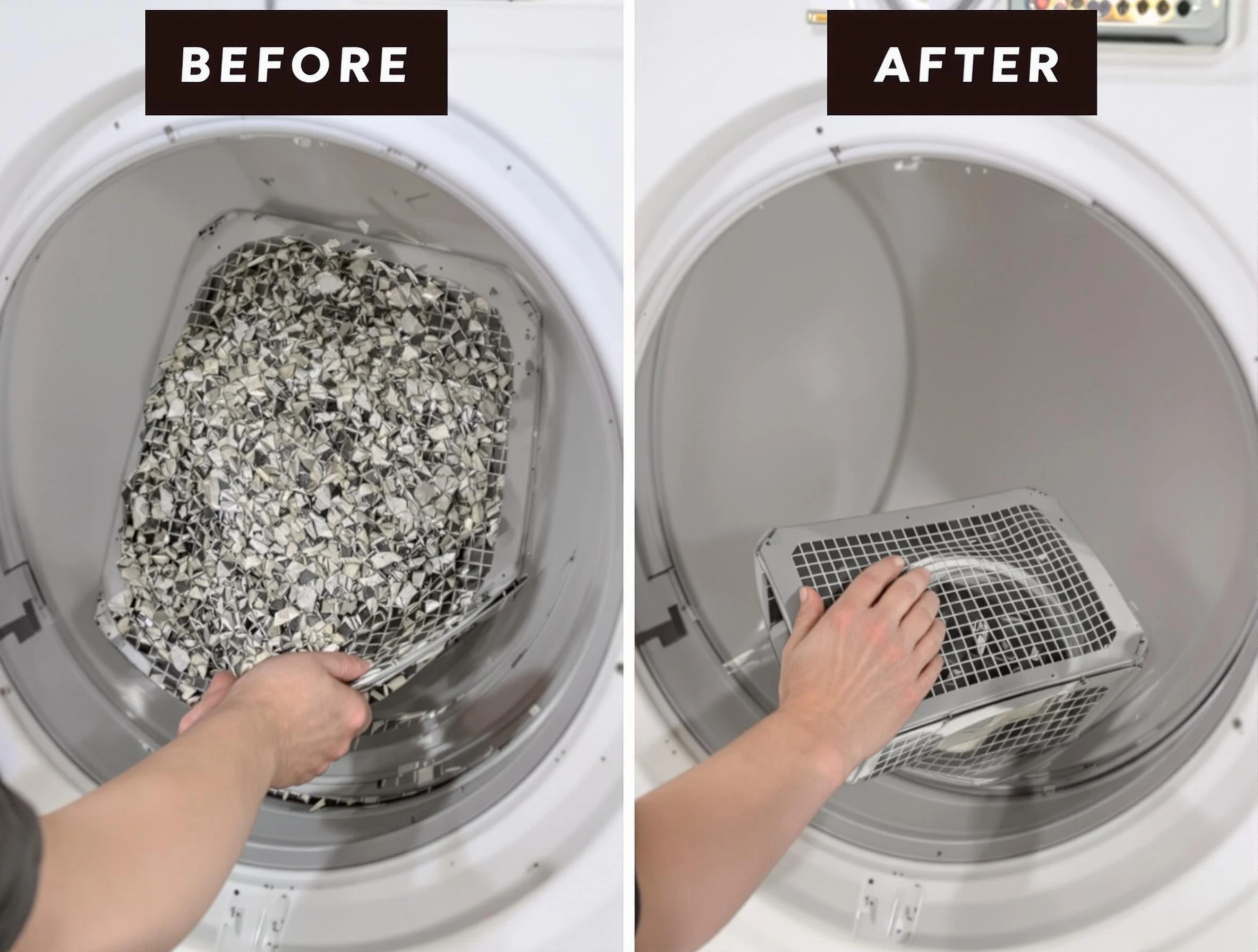 Professional lint trap cleaning by White Oak Dryer Vent Cleaning in White Oak
