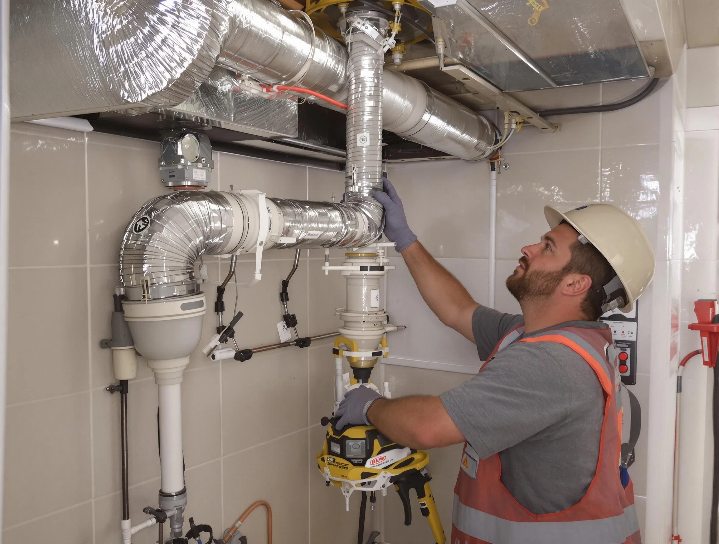 White Oak Dryer Vent Cleaning expert performing professional dryer vent repair and installation in White Oak