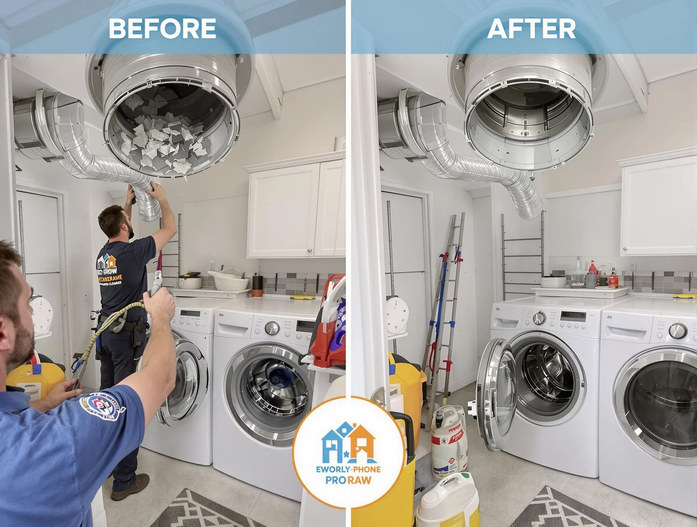 Residential dryer vent cleaning by White Oak Dryer Vent Cleaning in White Oak